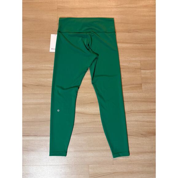 NWT Lululemon Wunder Train HR Tight 28" Size 14 Raceway Green $98 MSRP - Picture 4 of 4